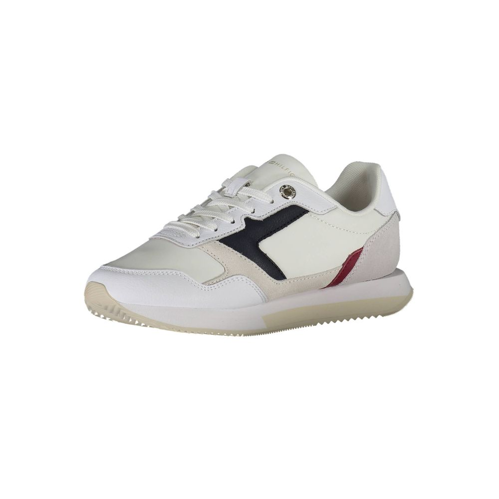 Tommy Hilfiger White Polyester Women Sneaker - Zeiniez
