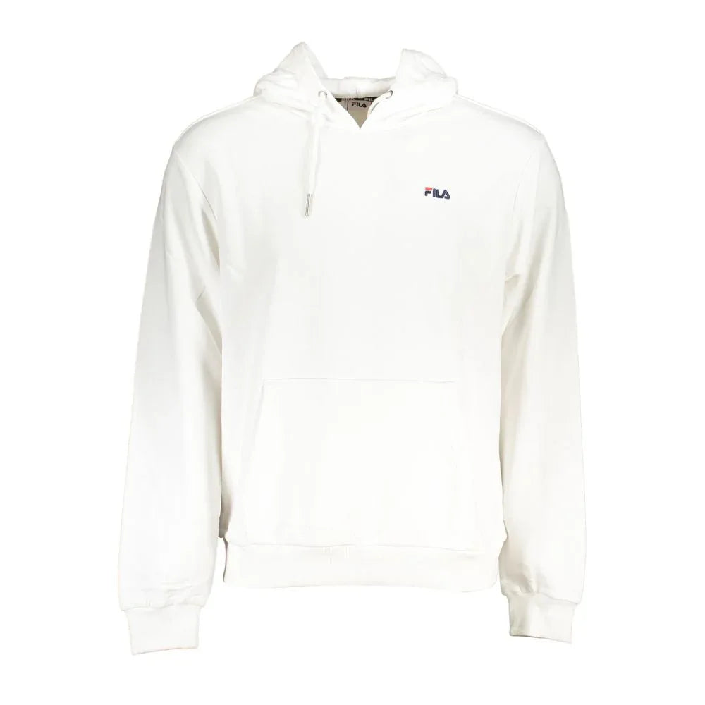 Fila White Cotton Men's Hoodie - Zeiniez
