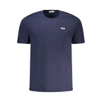 Fila Blue Organic Cotton Men's T-Shirt - Zeiniez