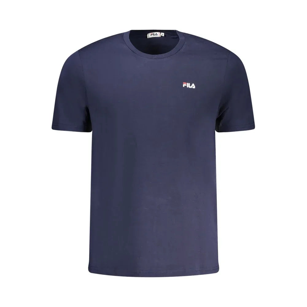 Fila Blue Organic Cotton Men's T-Shirt - Zeiniez