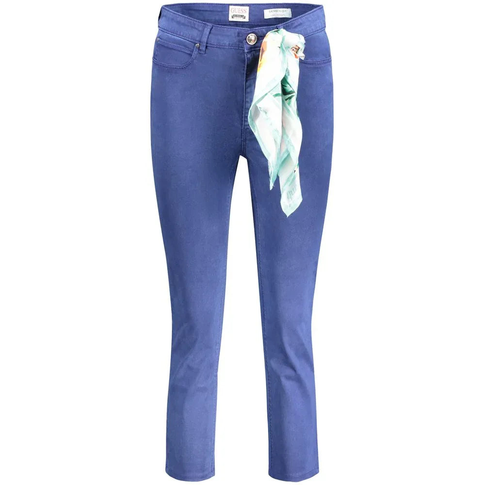 Guess Jeans Blue Cotton Women's Skinny Jean - Zeiniez