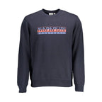 Napapijri Blue Cotton Men Sweatshirt - Zeiniez