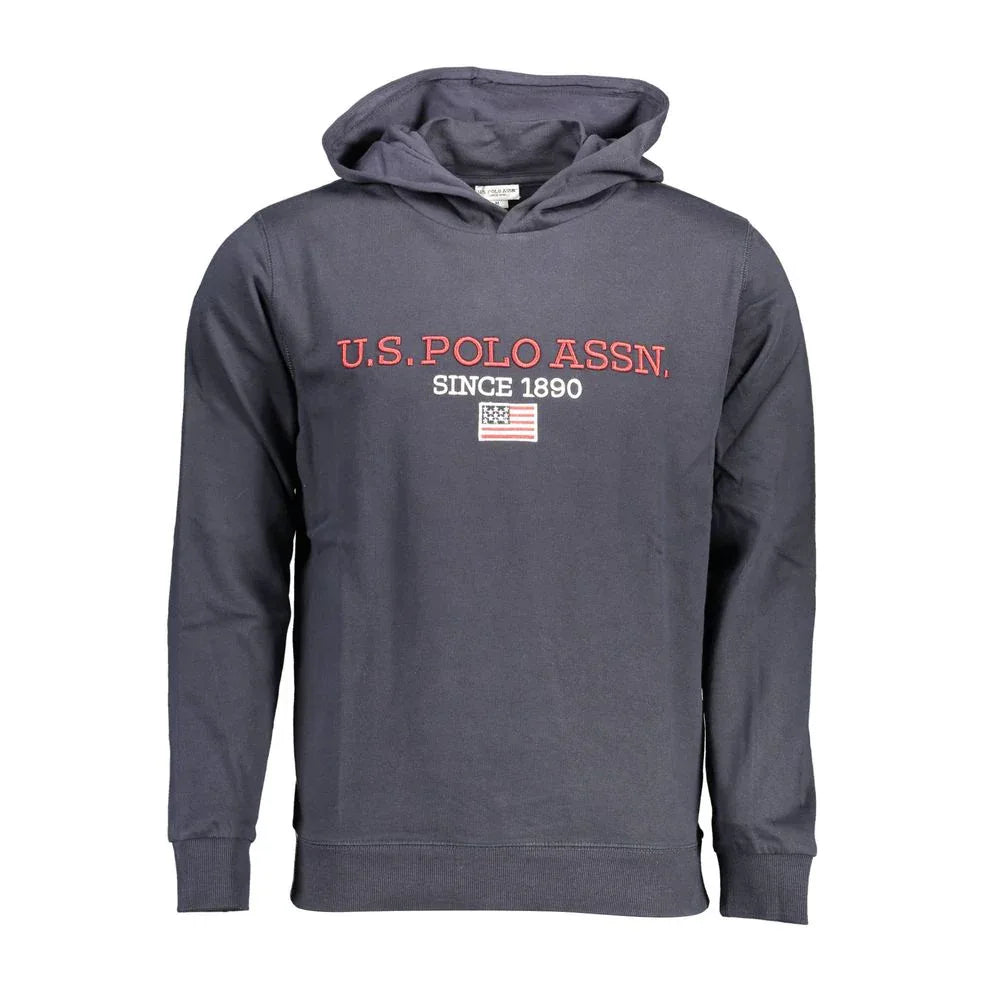 U.S. POLO ASSN. Blue Cotton Men's Hoodie - Zeiniez