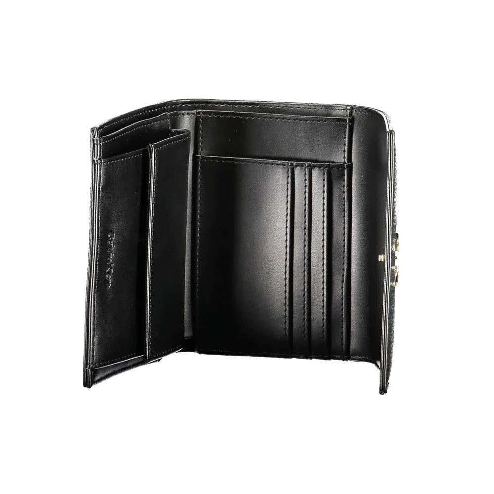 Calvin Klein Black Polyurethane Women Wallet - Zeiniez
