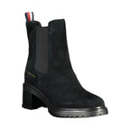 Tommy Hilfiger Black Leather Women Boot - Zeiniez
