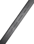 Dolce & Gabbana Red Exotic Leather Brass Metal Buckle Belt - Zeiniez