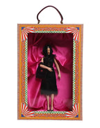 Dolce & Gabbana Black Dress Ceramic Porcelain Fashion Leather Sicily Dolls - Zeiniez