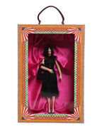 Dolce & Gabbana Black Dress Ceramic Porcelain Fashion Leather Sicily Dolls