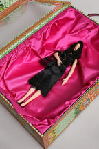 Dolce & Gabbana Black Dress Ceramic Porcelain Fashion Leather Sicily Dolls - Zeiniez