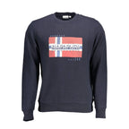 Napapijri Blue Cotton Men's Sweatshirt - Zeiniez