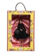 Dolce & Gabbana Black Dress Ceramic Porcelain Fashion Leather Sicily Dolls - Zeiniez