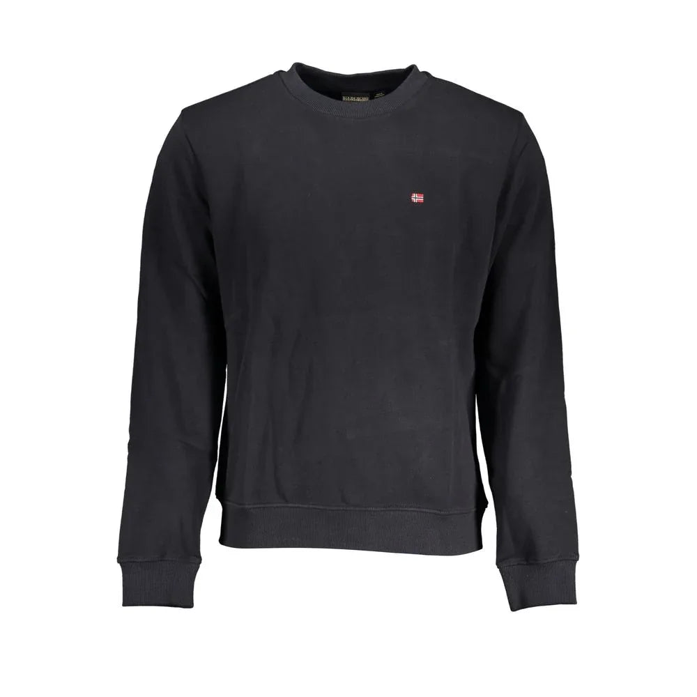 Napapijri Black Cotton Men Sweatshirt - Zeiniez
