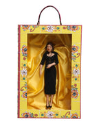 Dolce & Gabbana Black Dress Ceramic Porcelain Fashion Leather Sicily Dolls - Zeiniez