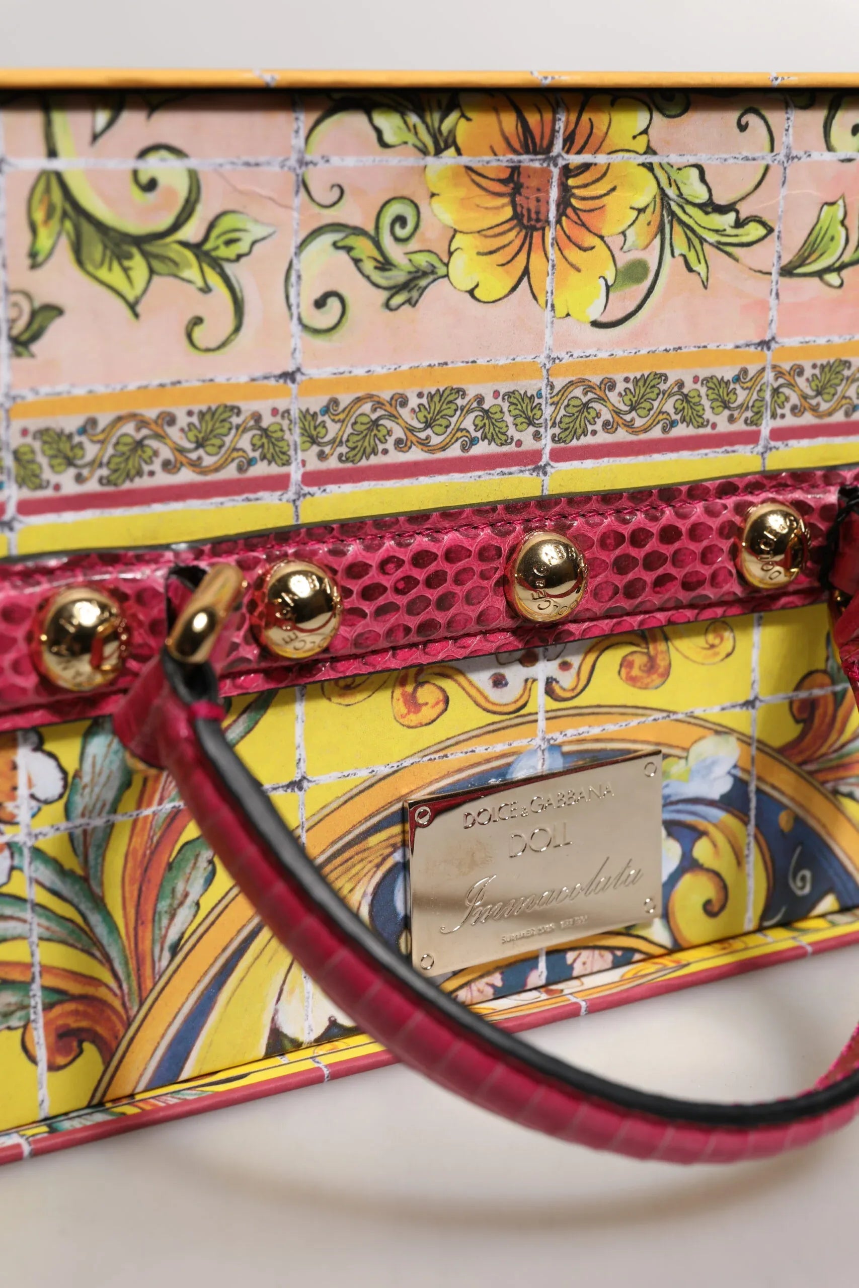 Dolce & Gabbana Black Dress Ceramic Porcelain Fashion Leather Sicily Dolls - Zeiniez