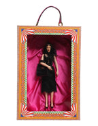 Dolce & Gabbana Black Dress Ceramic Porcelain Fashion Leather Sicily Dolls - Zeiniez