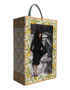 Dolce & Gabbana Black Dress Ceramic Porcelain Fashion Leather Sicily Dolls