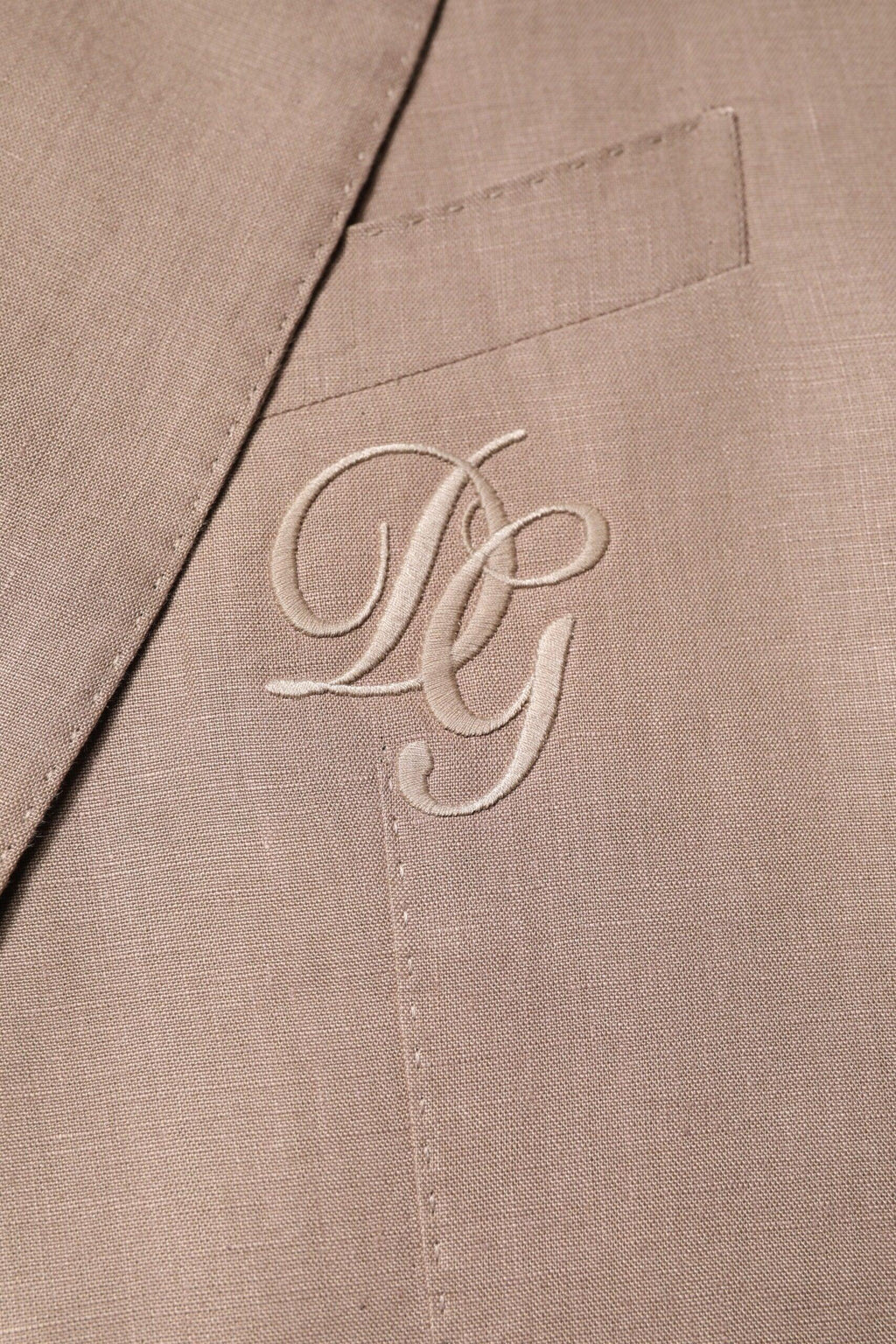 Dolce & Gabbana Beige TAORMINA Single Breasted Coat Blazer - Zeiniez