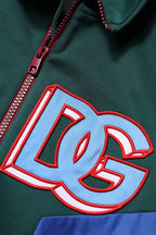 Dolce & Gabbana Multicolor Cotton Logo Full Zip Jacket - Zeiniez