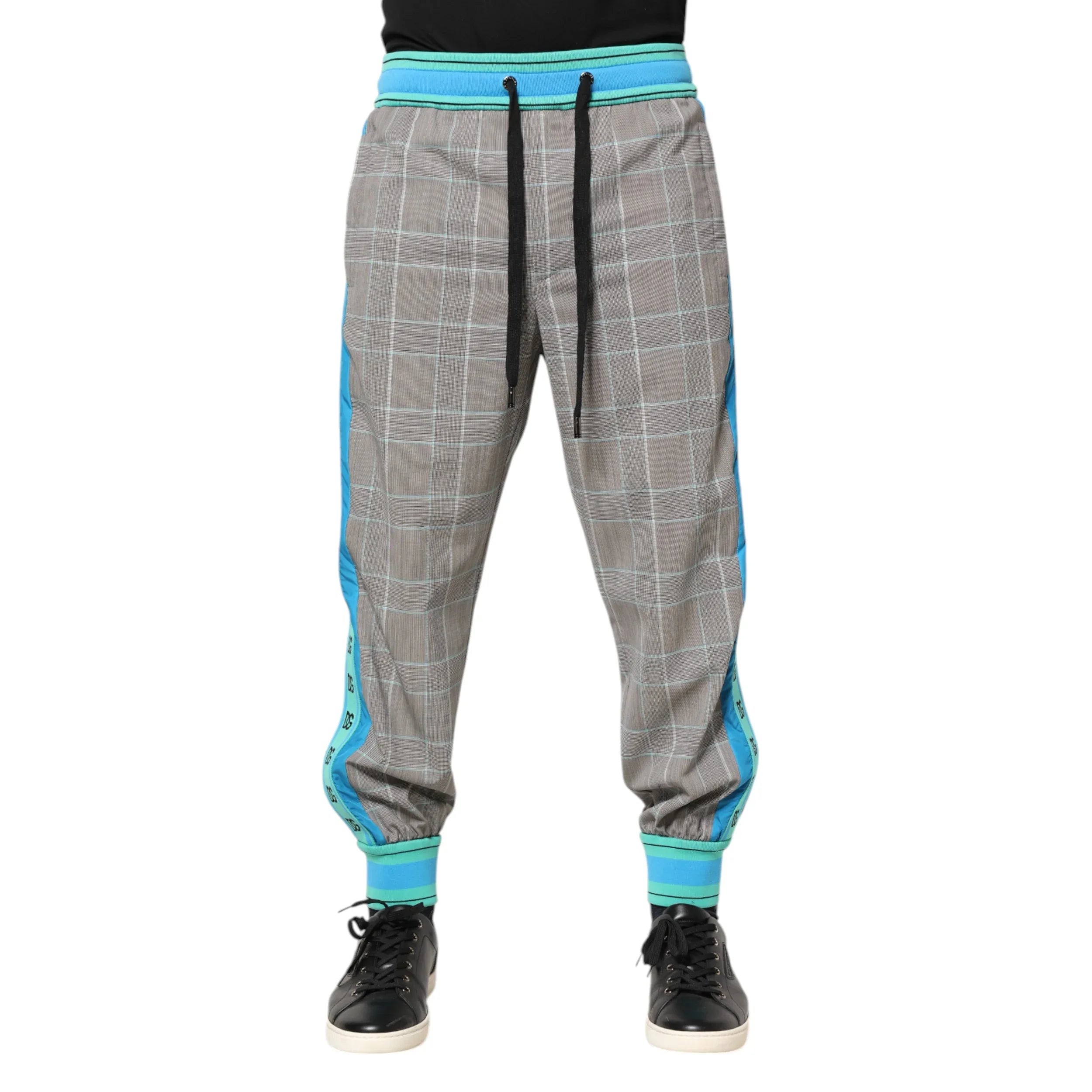 Dolce & Gabbana Multicolor Cotton Men Jogger Sweatpants Pants - Zeiniez
