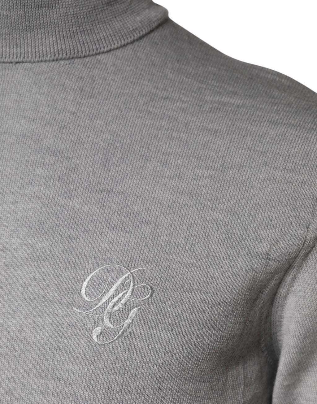 Dolce & Gabbana Gray Wool Knitted Men Pullover Sweater - Zeiniez