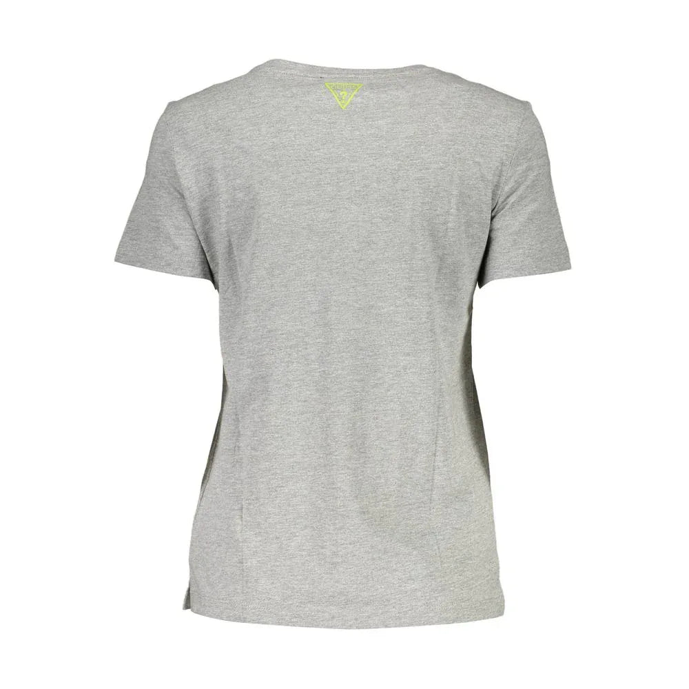 Guess Jeans Grigio Cotton Women T-Shirt - Zeiniez