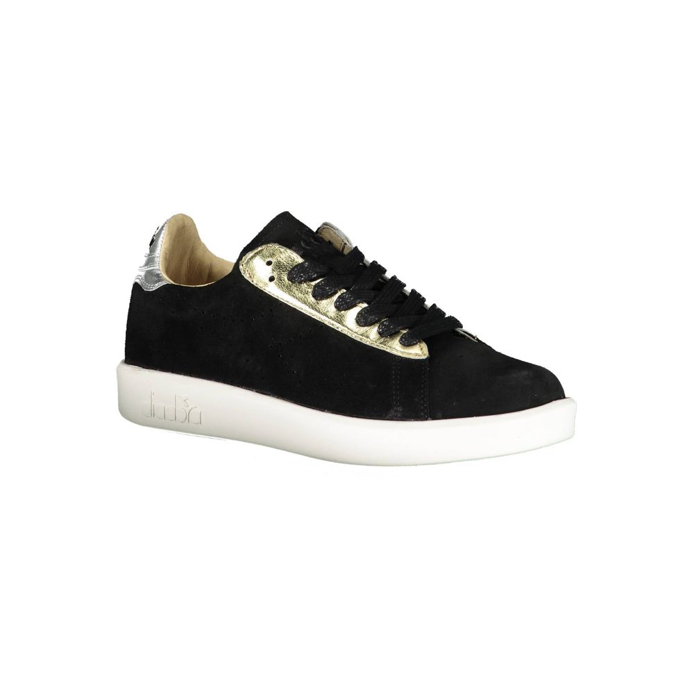 Diadora Black Leather Women Sneaker - Zeiniez