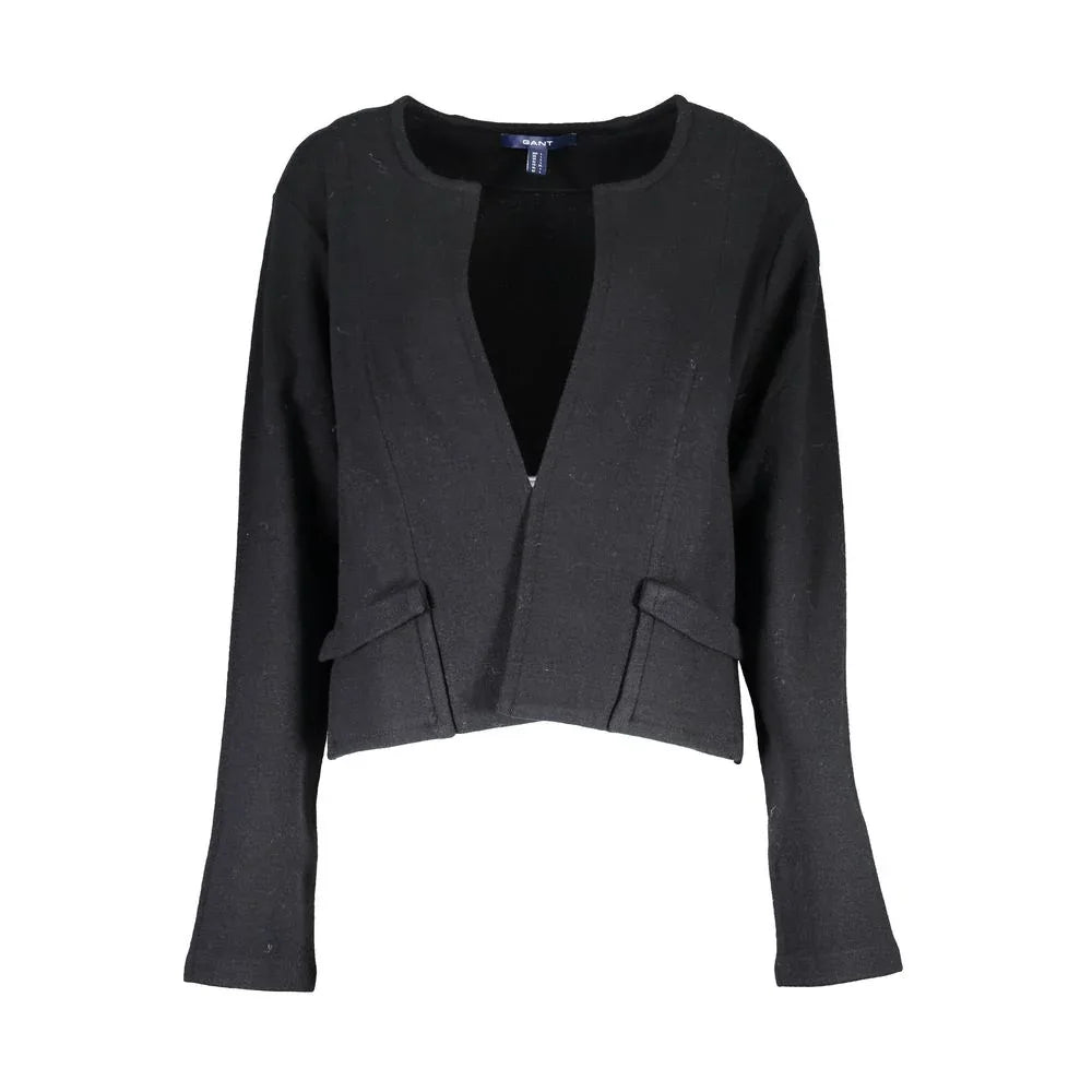 Gant Black Wool Women Cardigan - Zeiniez