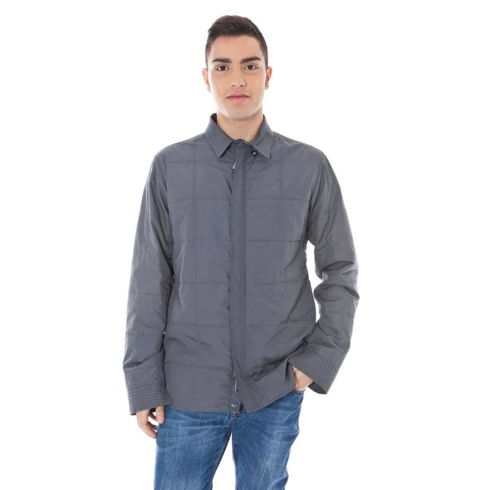 Calvin Klein Grigio Polyester Men's Jacket - Zeiniez