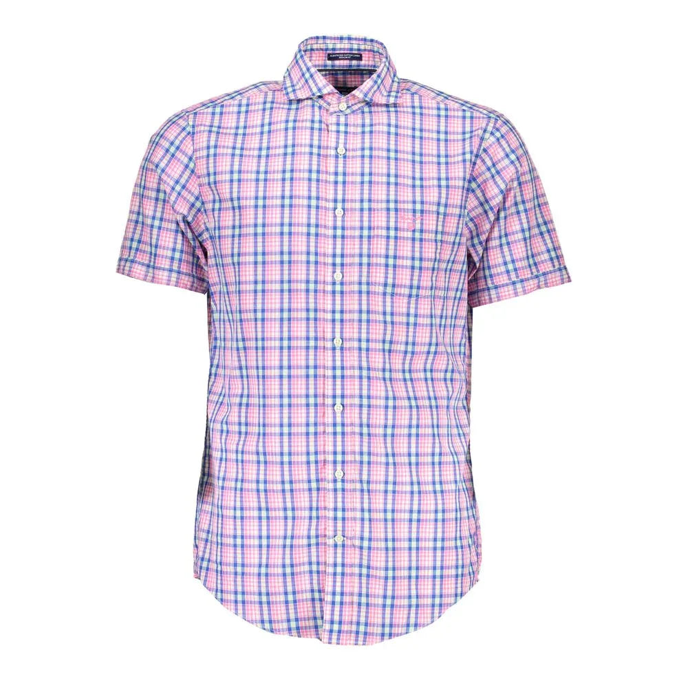 Gant Pink Cotton Men Shirt - Zeiniez