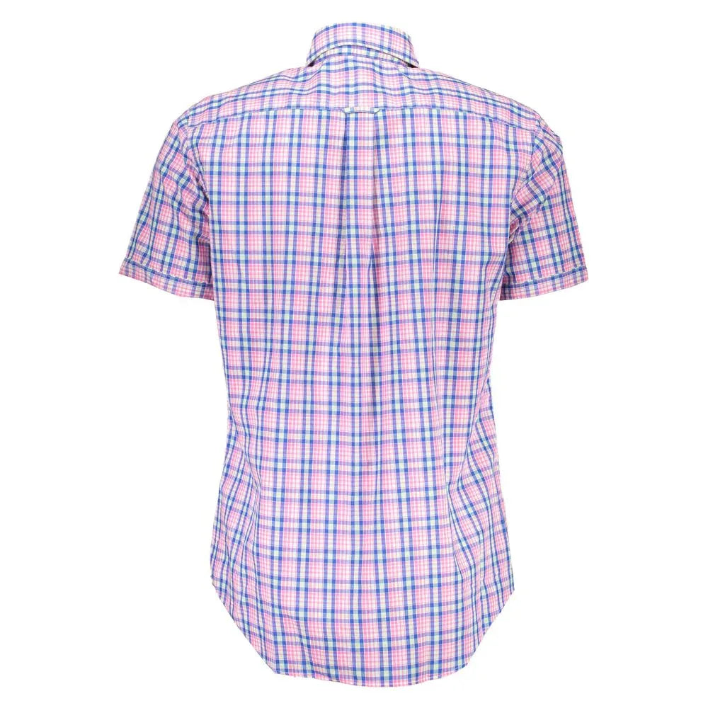 Gant Pink Cotton Men Shirt - Zeiniez