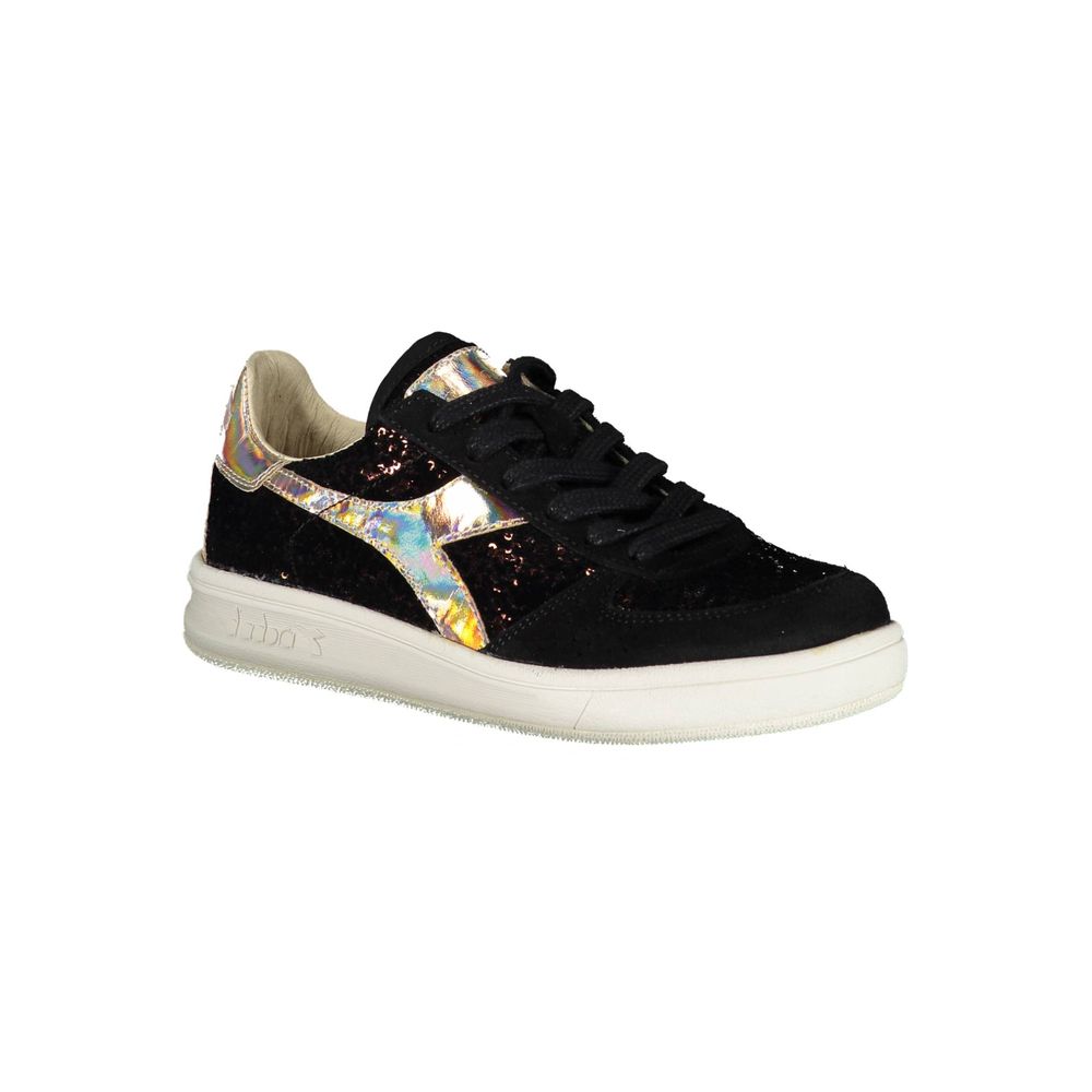 Diadora Black Leather Women Sneaker - Zeiniez