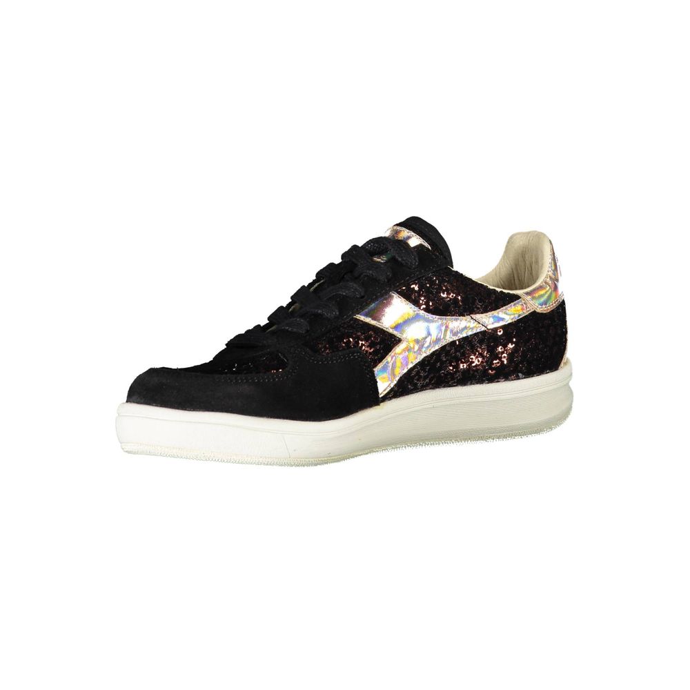 Diadora Black Leather Women Sneaker - Zeiniez