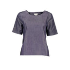 Gant Blue Cotton Women's T-Shirt - Zeiniez