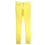 John Galliano Yellow Cotton Women Jeans - Zeiniez