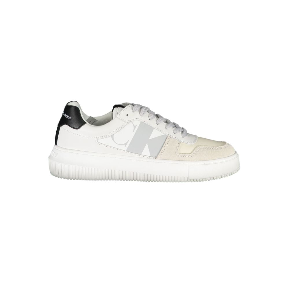 Calvin Klein Bianco Leather Women Sneaker - Zeiniez