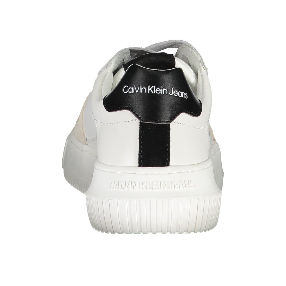 Calvin Klein Bianco Leather Women Sneaker - Zeiniez