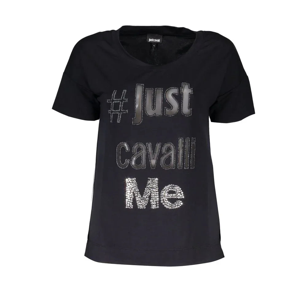 Just Cavalli Black Modal Women's T-Shirt - Zeiniez