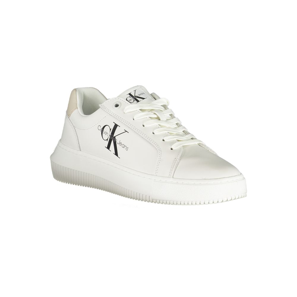 Calvin Klein Bianco Leather Women Sneaker - Zeiniez