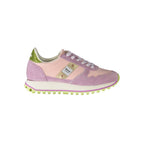 Blauer Rosa Poliuretano Donna Sneaker - Zeiniez
