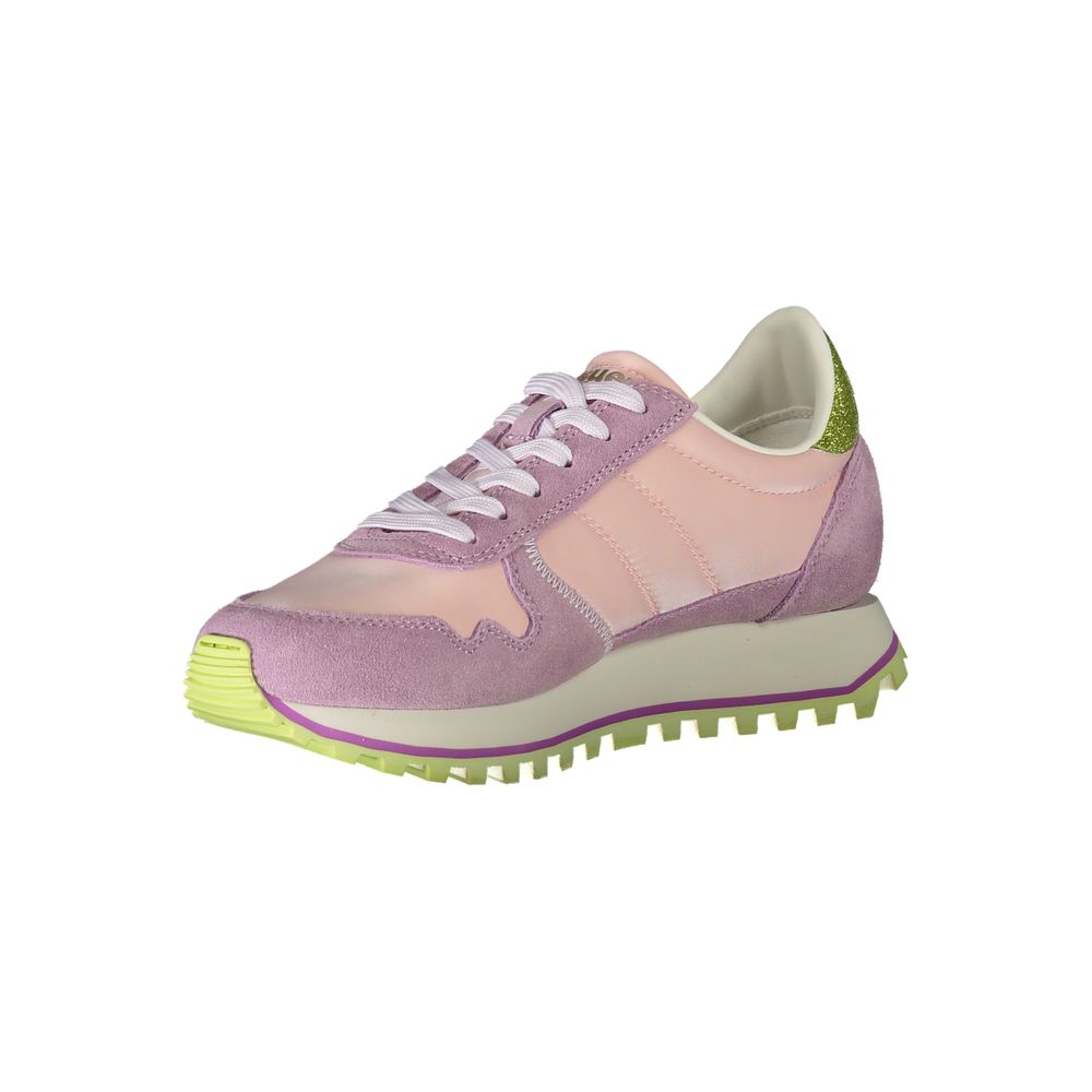 Blauer Rosa Poliuretano Donna Sneaker - Zeiniez
