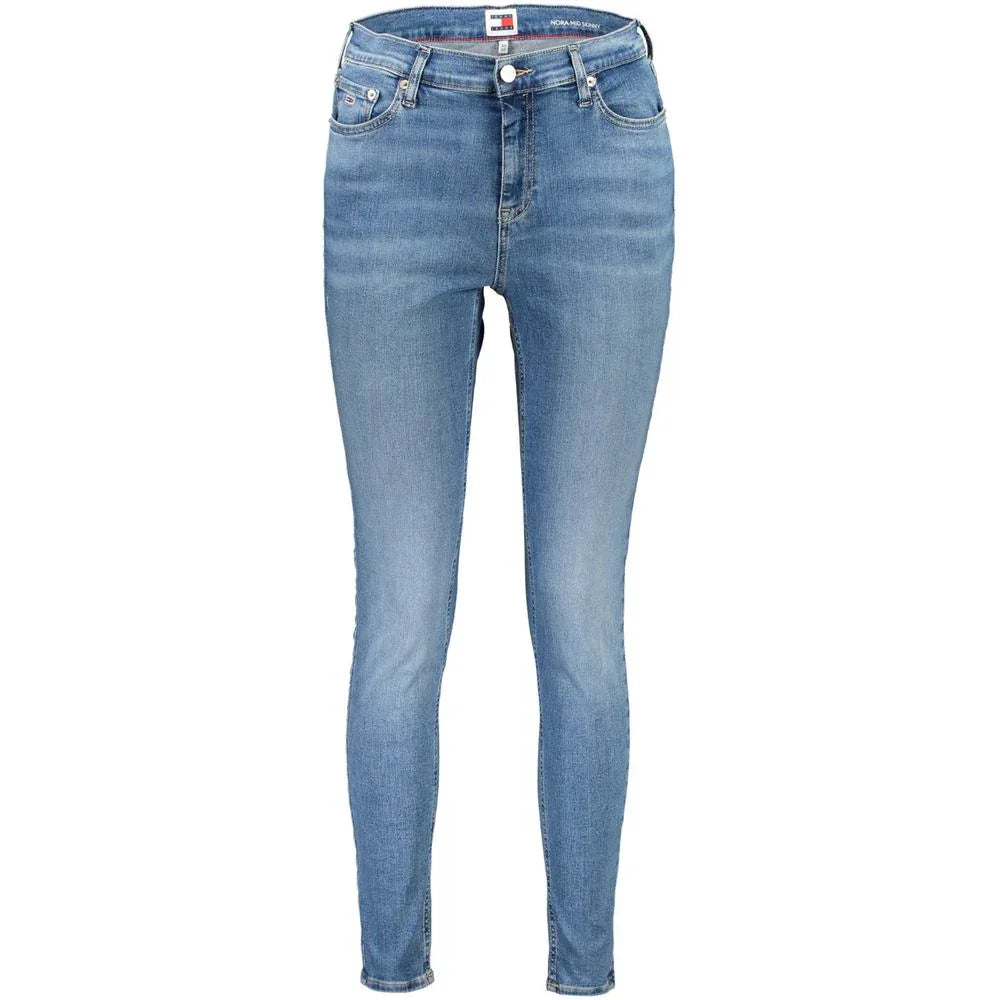 Tommy Hilfiger Blu Cotton Women Skinny Jean - Zeiniez
