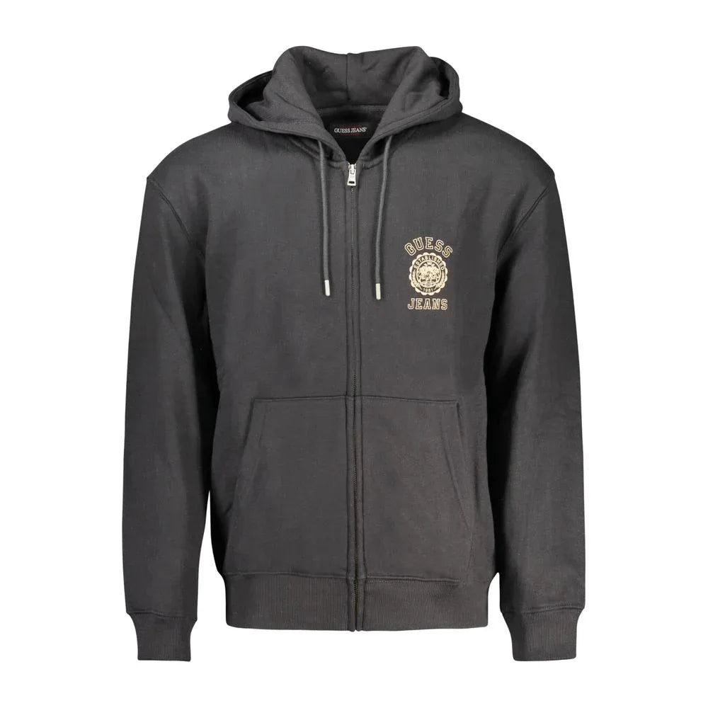 Guess Jeans Black Cotton Men's Sweatshirt - Zeiniez