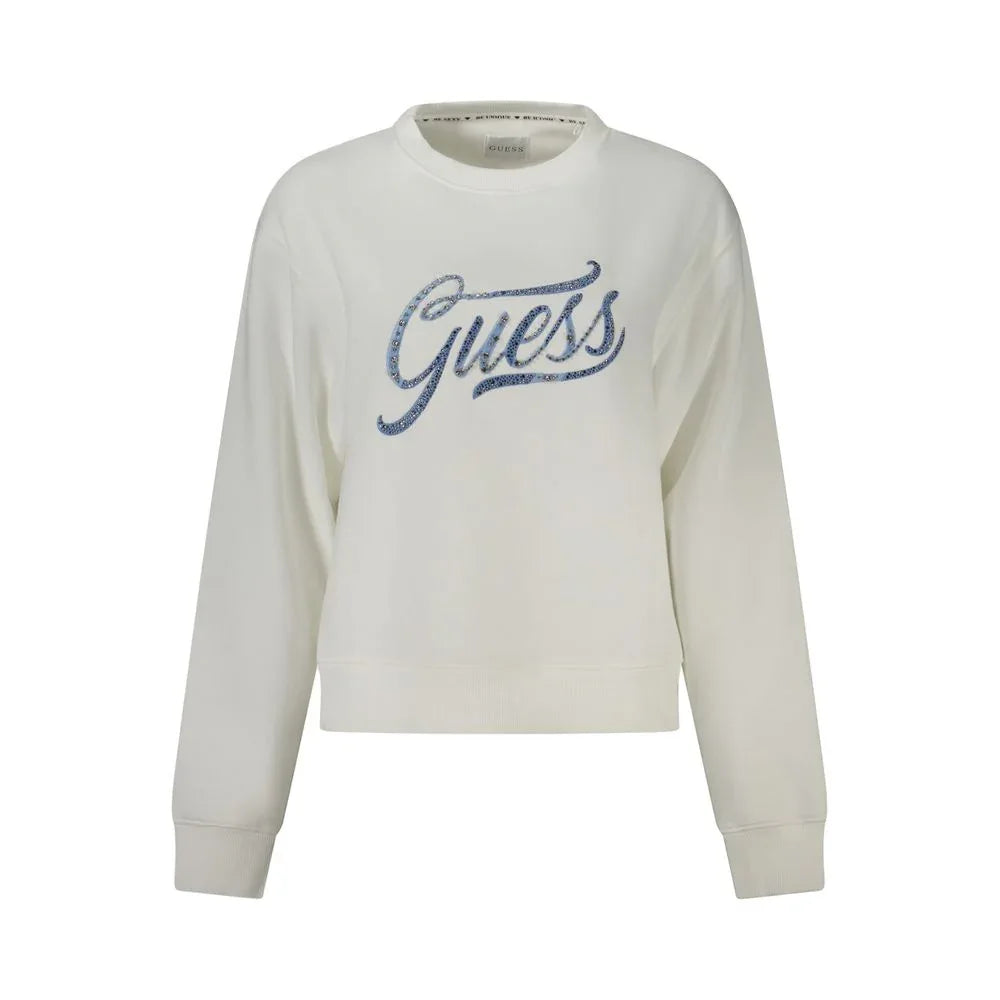 Guess Jeans White Cotton Women Sweater - Zeiniez