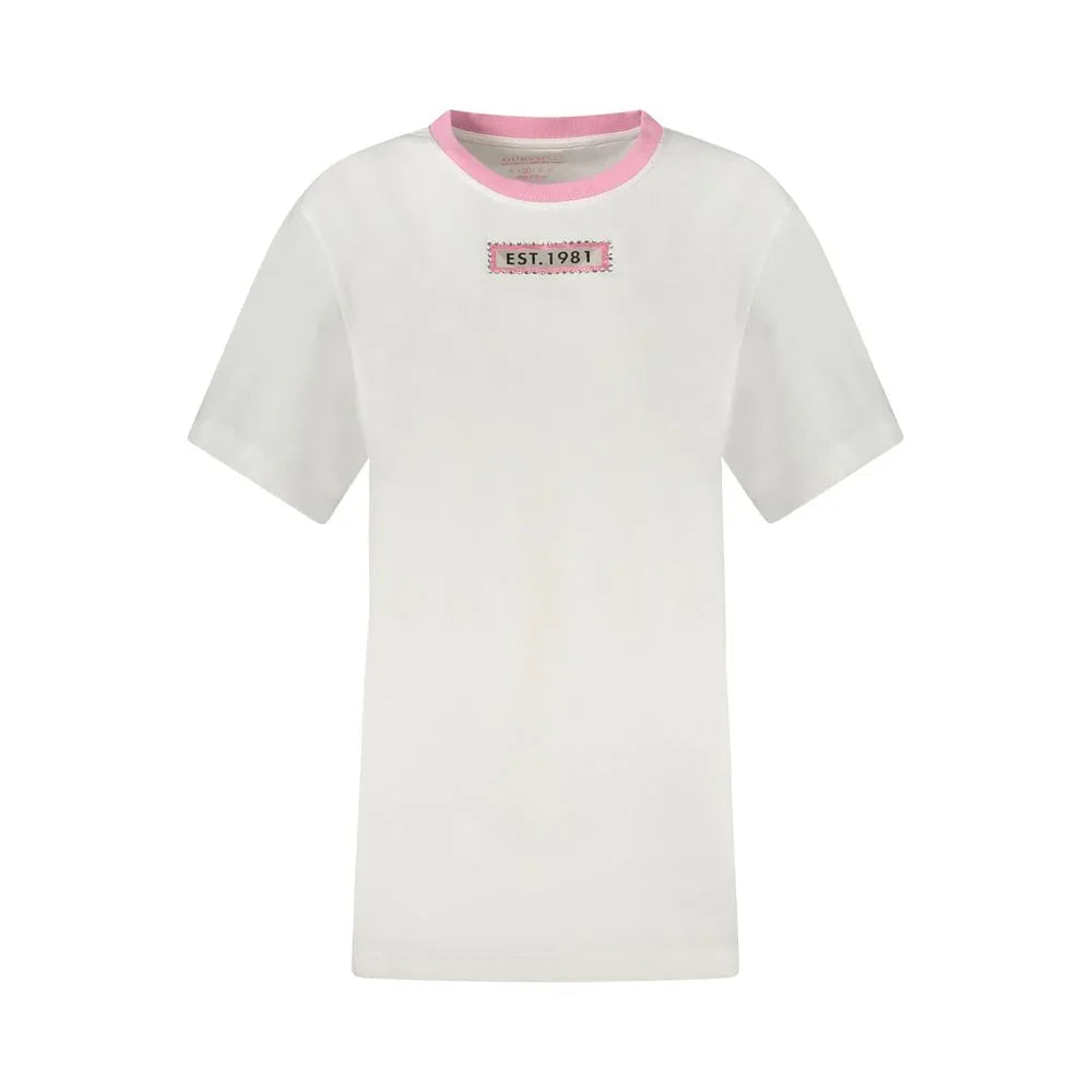 Guess Jeans White Cotton Women T-Shirt - Zeiniez
