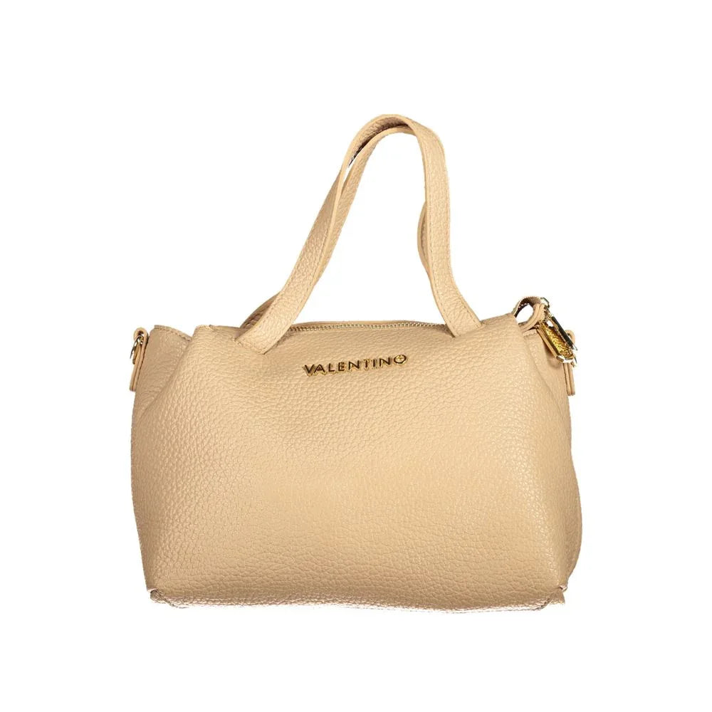 Mario Valentino Beige Polyurethane Women Handbag - Zeiniez