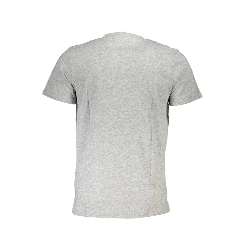 Cavalli Class Grigio Cotton Men T-Shirt - Zeiniez