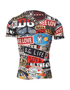 Dolce & Gabbana Multicolor Patchwork Cotton Crew Neck T-shirt - Zeiniez