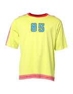 Dolce & Gabbana Green Cotton 85 Patch Crew Neck T-shirt - Zeiniez