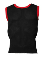 Dolce & Gabbana Black Cotton Slim Fit Round Neck T-shirt - Zeiniez