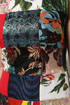 Dolce & Gabbana Multicolor Patchwork Sleeveless Sheath Dress - Zeiniez